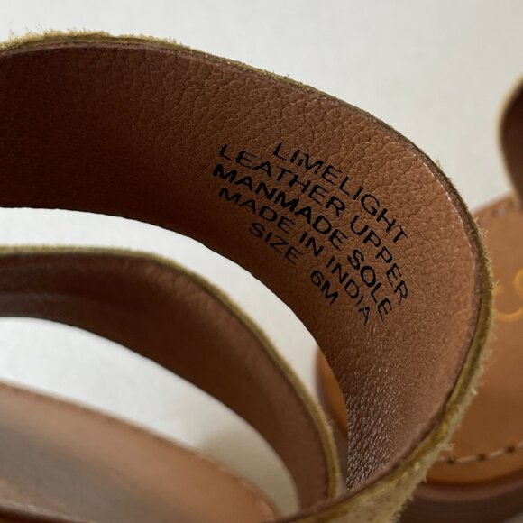 Coconuts by Matisse Limelight Yellow Slide Sandals Size 6 - Picture 10 of 16